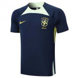 Maillot De Foot Entrainement Brésil 2023-2024 Bleu