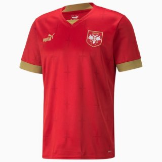 Thailande Maillot De Foot Serbie Domicile 2022-2023 Rouge Pas Cher