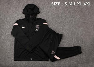 Sweat Shirt Capuche PSG 2022 Noir Rose Pas Cher