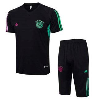 Maillot De Foot Entrainement Bayern Munich Ensemble Complet 2023-2024 Noir