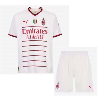 Maillot De Foot AC Milan Exterieur Enfant 2022-2023 Pas Cher