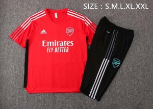 Maillot De Foot Entrainement Arsenal Ensemble Complet 2022 Rouge Pas Cher