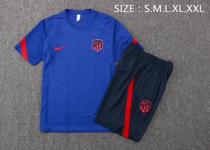 Maillot De Foot Entrainement Atletico Madrid Ensemble Complet 2023 Bleu Pas Cher