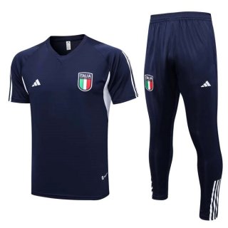 Maillot De Foot Italie Ensemble Complet 2023-2024 Bleu