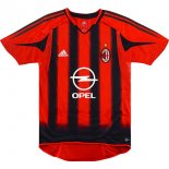 Thailande Maillot De Foot AC Milan Domicile Retro 2004 2005 Rouge Pas Cher