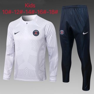 Enfant Survetement Training PSG 2023 Blanc 2 Pas Cher