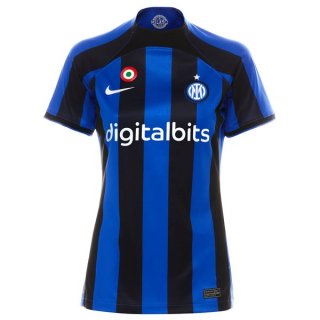 Thailande Maillot De Foot Inter Milan Domicile Femme 2022-2023 Pas Cher