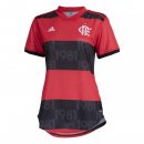 Thailande Maillot De Foot Flamengo Domicile Femme 2021-2022 Rouge Noir Pas Cher