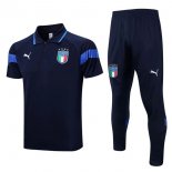 Polo Italie Ensemble Complet 2023-2024 Bleu 5