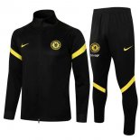 Survetement Chelsea 2022 Noir Jaune Pas Cher