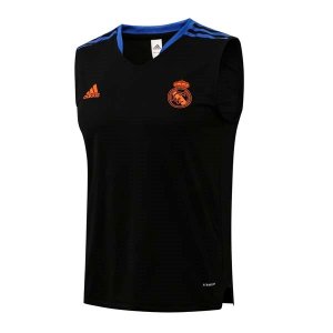 Maillot De Foot Real Madrid Sans Manches 2022 Noir 1 Pas Cher