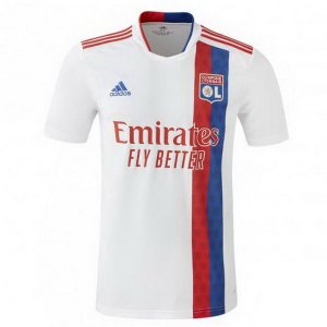 Thailande Maillot De Foot Lyon Domicile 2021-2022 Blanc Pas Cher