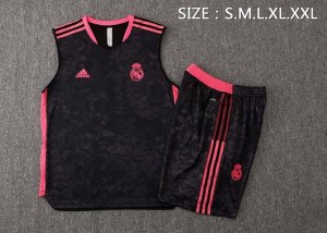 Maillot De Foot Real Madrid Sans Manches 2022 Noir Pas Cher