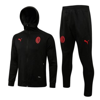 Sweat Shirt Capuche AC Milan 2022-2023 Noir Pas Cher