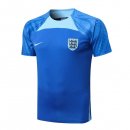 Maillot De Foot Entrenamien Angleterre 2022-2023 Bleu Pas Cher