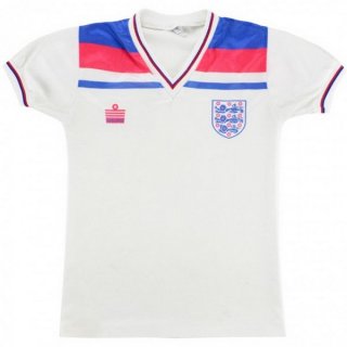 Thailande Maillot De Foot Angleterre Domicile Retro 1980 Blanc Pas Cher