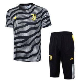 Maillot De Foot Entrainement Juventus Ensemble Complet 2023-2024 Gris