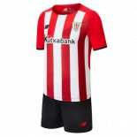 Maillot De Foot Athletic Bilbao Domicile Enfant 2021-2022 Rouge Pas Cher