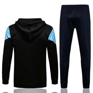 Sweat Shirt Capuche Marseille 2022 Noir Bleu Pas Cher