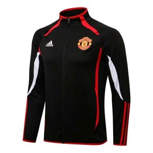 Survetement Manchester United 2022 Noir Rouge Blanc Pas Cher