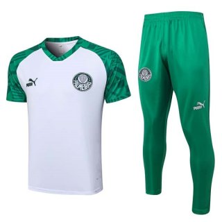 Maillot De Foot Palmeiras Ensemble Complet 2023-2024 Blanc Vert