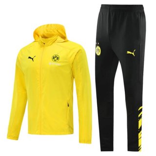 Coupe Vent Dortmund Ensemble Complet 2021-2022 Jaune Noir Pas Cher