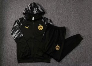 Sweat Shirt Capuche Dortmund 2021-2022 Noir Pas Cher