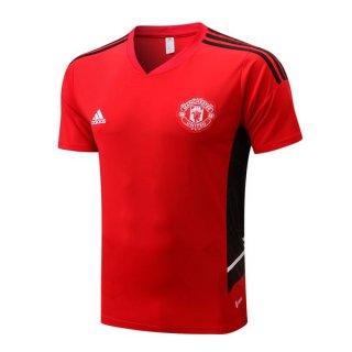 Maillot De Foot Entrenamien Manchester United 2022-2023 Rouge Pas Cher