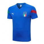 Maillot De Foot Entrainement Italie 2022-2023 Bleu 2 Pas Cher