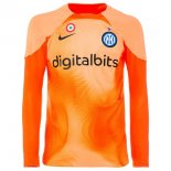 Thailande Maillot De Foot Inter Milan Gardien 2022-2023 Orange Pas Cher