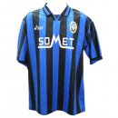 Thailande Maillot De Foot Atalanta Domicile Retro 1996 1997 Bleu Pas Cher