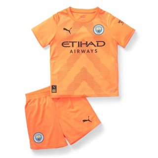 Maillot De Foot Manchester City Gardien Enfant 2022-2023 Rose Pas Cher