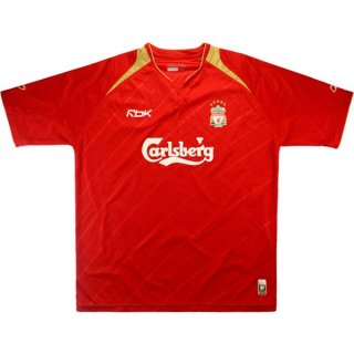 Thailande Maillot De Foot Liverpool Domicile Retro 2005 Rouge Pas Cher