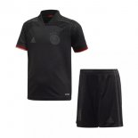 Maillot De Foot Allemagne Exterieur Enfant 2021 Noir Pas Cher