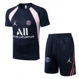 Maillot De Foot Entrainement PSG Ensemble Complet 2022-2023 Bleu 3 Pas Cher