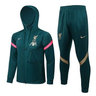 Sweat Shirt Capuche Liverpool 2022 Vert Pas Cher