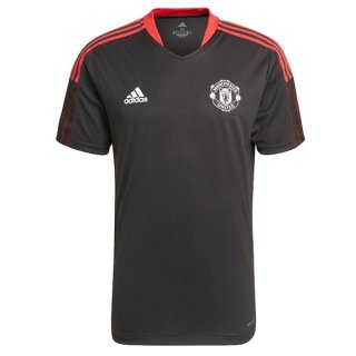 Maillot De Foot Entrainement Manchester United Domicile 2021-2022 Noir Pas Cher