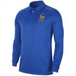 Thailande Maillot De Foot France ML 100th Bleu Pas Cher