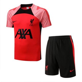 Maillot De Foot Entrainement Liverpool Ensemble Complet 2022-2023 Rouge 3 Pas Cher