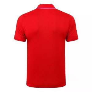 Polo Paris Saint Germain 2021-2022 Rouge Purpura Pas Cher