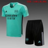 Maillot De Foot Entrainement Arsenal Ensemble Complet 2022 Vert Noir Pas Cher