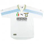 Thailande Maillot De Foot Lazio Domicile Retro 2000 2002 Blanc Pas Cher