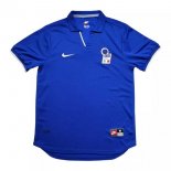 Thailande Maillot De Foot Italy Domicile Retro 1998 Bleu Pas Cher