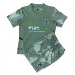 Maillot De Foot Borussia Mönchengladbach Exterieur Enfant 2021-2022 Pas Cher