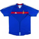 Thailande Maillot De Foot France Domicile Retro 2004 Bleu Pas Cher