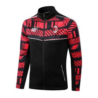 Veste AC Milan 2023 Rouge Noir Pas Cher