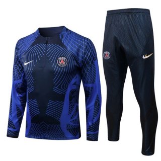 Survetement Training PSG 2023 Bleu 5 Pas Cher