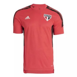 Maillot De Foot Entrainement Sao Paulo 2021-2022 Rouge Pas Cher