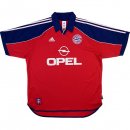 Thailande Maillot De Foot Bayern Domicile Retro 1999 2001 Rouge Pas Cher