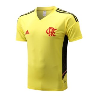 Maillot De Foot Entrenamien Flamengo 2022-2023 Jaune Pas Cher